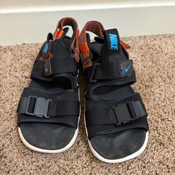 Nike Canyon Sandal Black Turf Orange, Men’s Size 10 main image 5